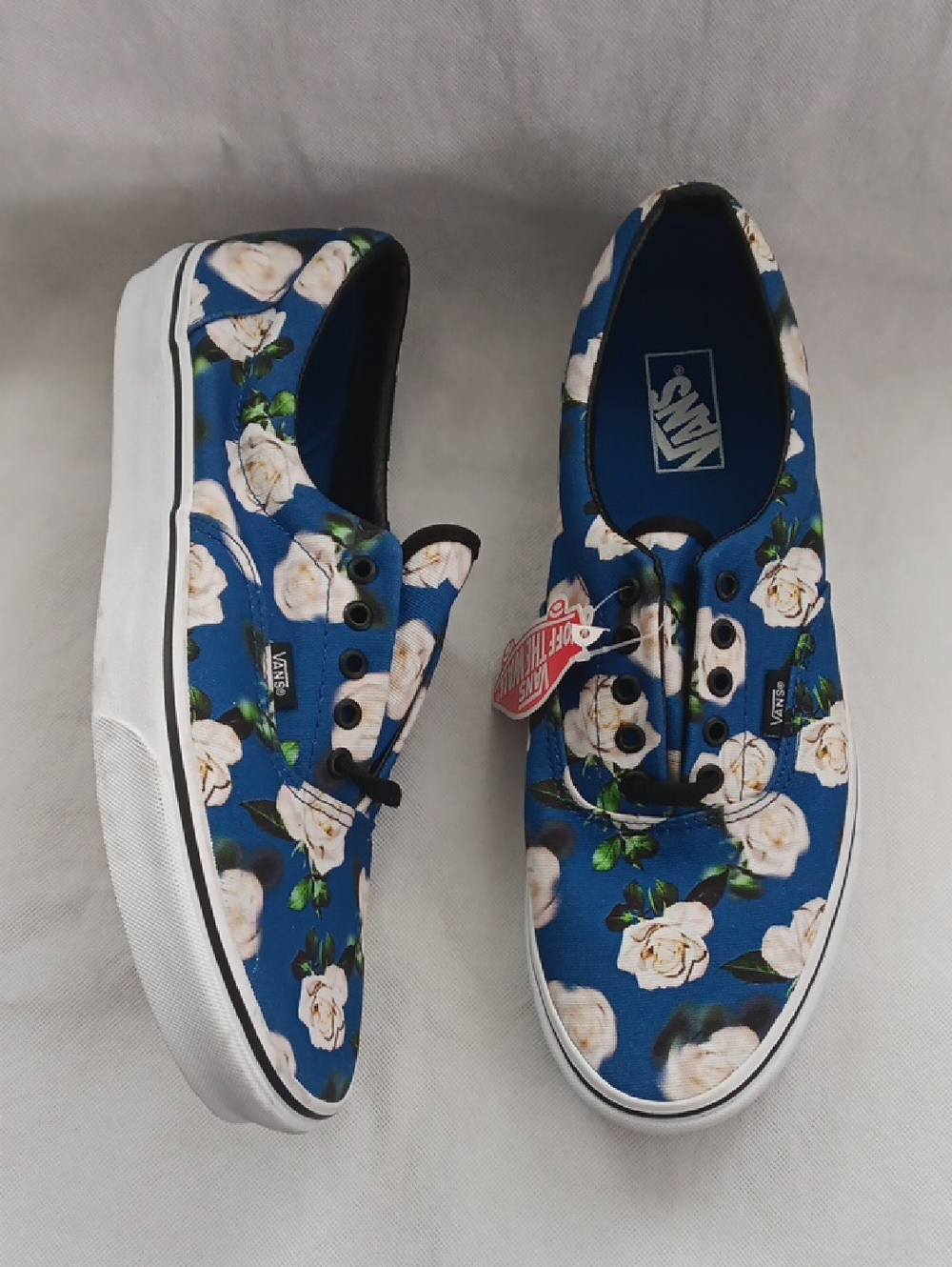Vans NWT Mens 13 Sneakers Era Romantic Floral Lapis Blue Low Top